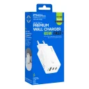 ACL AC-100 GAN 65W Led Işıklı Şarj Başlığı | 1x USB-A 2x USB-C