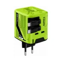 ACL AC-122 Type-C | Lightning Makaralı Kablolu 2 x Type-C Çıkışlı PD 40W GAN Şarj Adaptörü