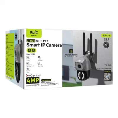 Blic BLM-76 Çift Lens 4MP Ultra HD IP Kamera 