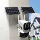 Blic BLM-93 9MP 4G Sim Kartlı Çift Güneş Panelli IP66 Güvenlik Kamerası | 12.000 mAh Batarya