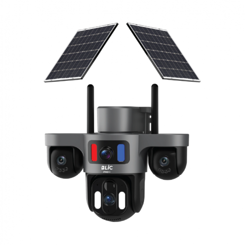 Blic BLM-95 9MP 4G Sim Kartlı Çift Güneş Panelli IP66 Güvenlik Kamerası | 12.000 mAh Batarya