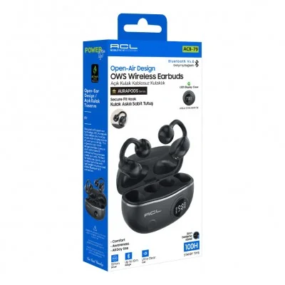 ACL  ACB-79 Bluetooth Küpe Kulaklık | ENC | Siri Asistan Desteği | 100 Saat Bekleme