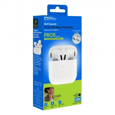 ACL Pro 5 Bluetooth Kablosuz Kulaklık | 120 Saat Bekleme Süresi