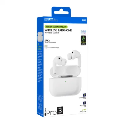ACL RD6 Pro3 Serisi Bluetooth Silikonlu Kulaklık | IPX4 Sıvı Yalıtımı | 300 Saat Bekleme