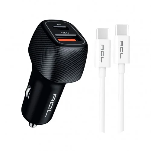 Acl Ac-92 6A 48W Type-C Pd Oto Şarj Aleti | Hızlı | Type-C Kablolu