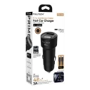 Fulltech FTC-04 PD Lightning Kablolu Led Işıklı 48W 3A Hızlı Araç Şarjı | 18W USB-A Çıkış | 30W USB-C Çıkış