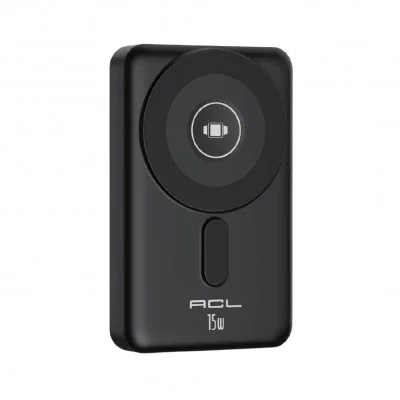 ACL PW-153 10000 mAh 15W Kablosuz Şarj Özellikli | 22.5W 3A Type-C | Lightning Kablolu Standlı Powerbank