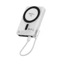 ACL PW-154 10000 Mah Type-C In-Out PD Kablolu 22.5W 3A Powerbank | 15W Kablosuz Şarj | LCD Gösterge