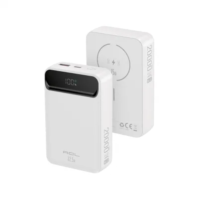 ACL PW-159 20000 mAh 22.5W 3A LCD Göstergeli | 15W Kablosuz Şarj Özellikli Powerbank