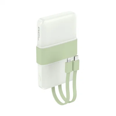 ACL PW-164 10000 mAh 22.5W 3A Çift Kablolu Powerbank | LED Göstergeli