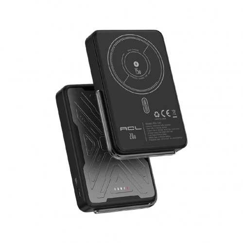 Acl PW-161 10000 mAh 20W 3A Kablosuz Powerbank | Katlanabilir Standlı