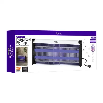 Auhma AQM03 Elektronik Sinek Öldürücü | 20W Çift UV Mor Işık