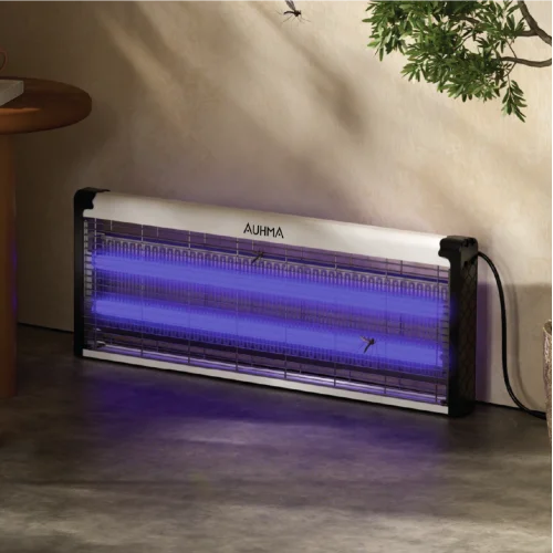 Auhma AQM03 Elektronik Sinek Öldürücü | 20W Çift UV Mor Işık