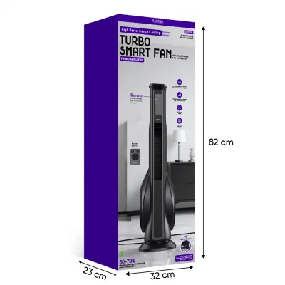 Auhma ACFN09 70W Soğutucu Turbo Akıllı Fan | Hava Temizleme | Aromaterapi | Dokunmatik Ekran | Uzaktan Kumanda