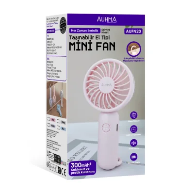 Auhma AUFN20 Mini Şarjlı Fan | 300mAh