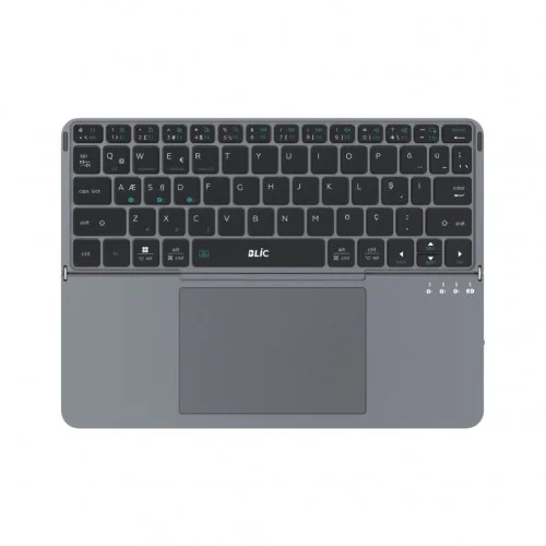 Blic BKB14 Standlı Katlanabilir Şarjlı Klavye | Tablet Telefon Notebook Uyumlu
