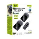 Blic BWM-06 Type-C | Lightning | Aux Girişli LCD Göstergeli 2.4G Kablosuz İkili Yaka Mikrofonu