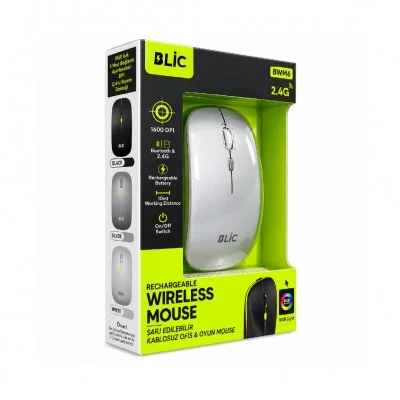 Blic Bwm6 Kablosuz Mouse | Şarjlı