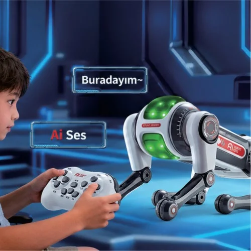 Blic BRB1 Uzaktan Kumandalı Ai Robot Köpek | Çıkarılabilir Taşıma Haznesi | Sesli Komut