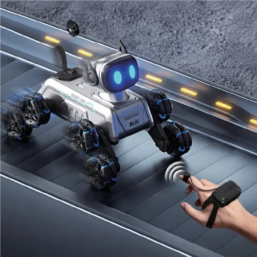 Blic BRB2 Uzaktan Kumandalı El Kontrollü Ai Robot Köpek | Sis Efektli | Sesli Komut