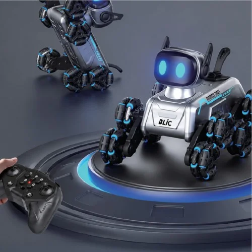 Blic BRB2 Uzaktan Kumandalı El Kontrollü Ai Robot Köpek | Sis Efektli | Sesli Komut