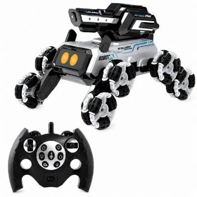 Blic Uzaktan Kumandalı El Kontrollü Ai Robot Köpek | Su Atış | Gelişmiş Tekerlek | Işık ve Ses Efekti