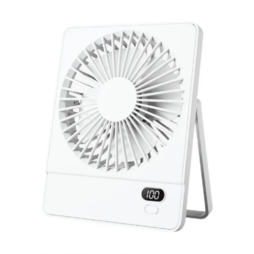 Blic Bwfn21 Şarjlı 4 Kademeli LCD Göstergeli Standlı Masaüstü Fan | 400mAh | 10.000 Rpm