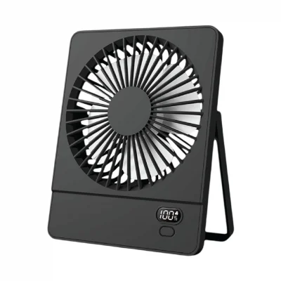 Blic Bwfn21 Şarjlı 4 Kademeli LCD Göstergeli Standlı Masaüstü Fan | 400mAh | 10.000 Rpm