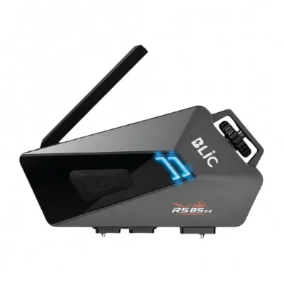 Blic RS85 2X Kask Kulaklığı Intercom Sistemi | IP65 Suya Dayanıklılık | 25 Saat Konuşma | Ai Desteği | Çift Yönlü İnterkom