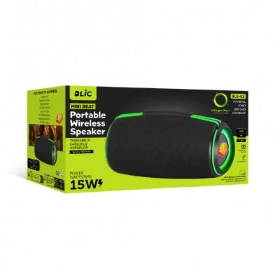 Blic BLS-83 Bluetooth RGB TWS Speaker 15W | Suya Dayanıklı | 4000mAh