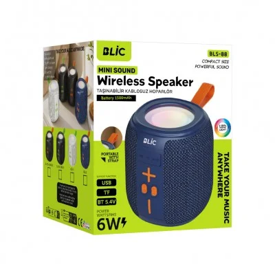 Blic BLS-88 RGB 6W Mini Bluetooth Speaker