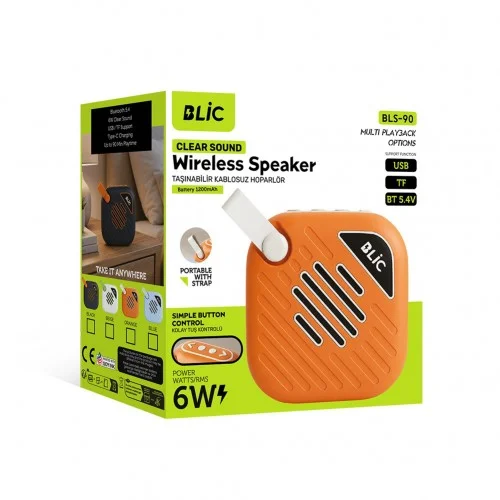 Blic BLS-90 Askılı 6W Mini Bluetooth Speaker