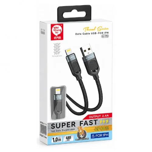 CEPOX K-179 | Usb to Lightning 2.4A Hızlı Data | Şarj Kablosu