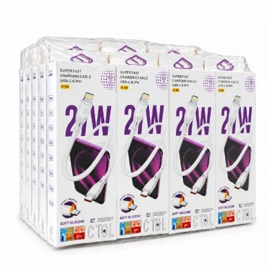 CEPOX K-186 | Type-C to Lightning 27W Hızlı Data | Şarj Kablosu ( 20 ADET )