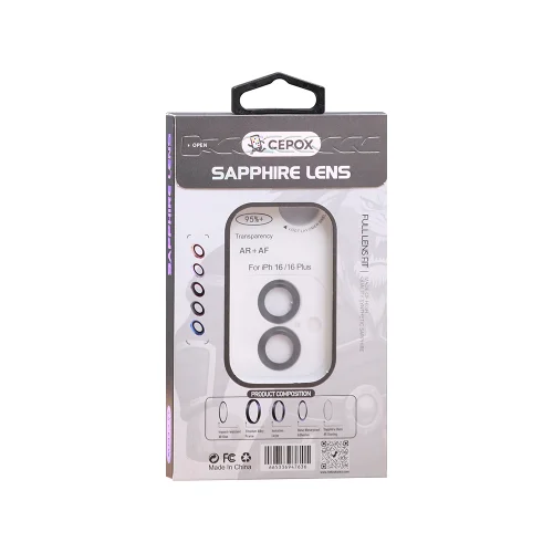 Cepox IPhone 15 Pro | 15 Pro Max Orjinal Pvd Safir Kamera Lens