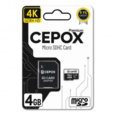 Cepox 4GB Hafıza Kartı | Class 10