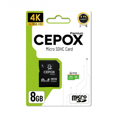 Cepox 8GB Hafıza Kartı | Class 10