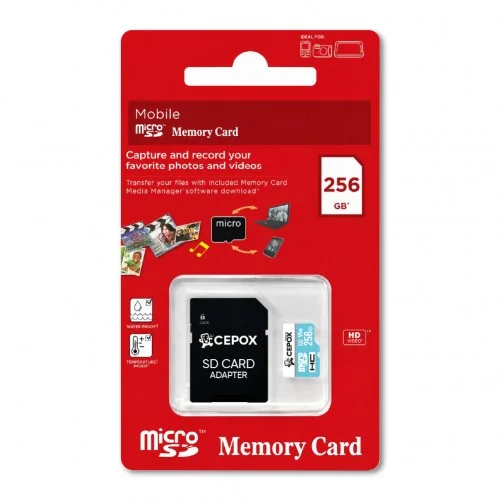 Cepox Premium 256GB Hafıza Kartı 3.0 | U3 V30