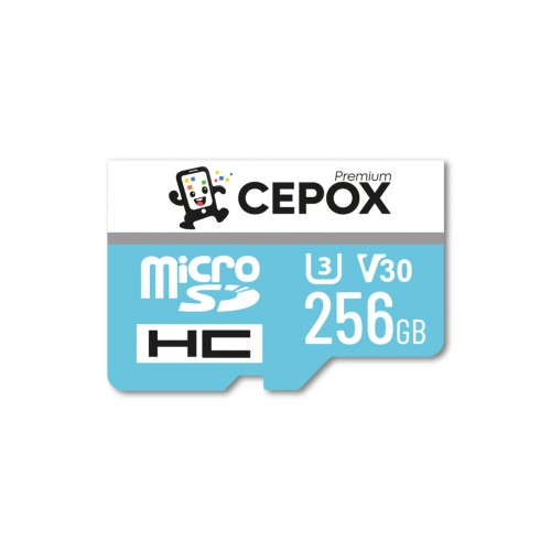 Cepox Premium 256GB Hafıza Kartı | U3 V30