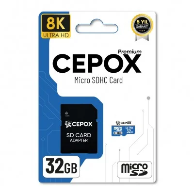 Cepox Premium 32GB Hafıza Kartı 3.0 | U3 V30