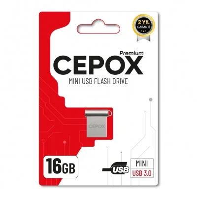 Cepox 16GB Mini Flash Bellek | USB 3.0