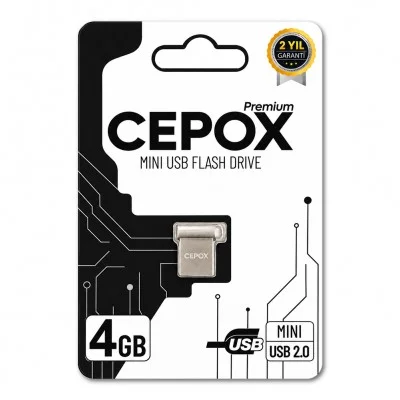 Cepox 4GB Mini Flash Bellek | USB 2.0
