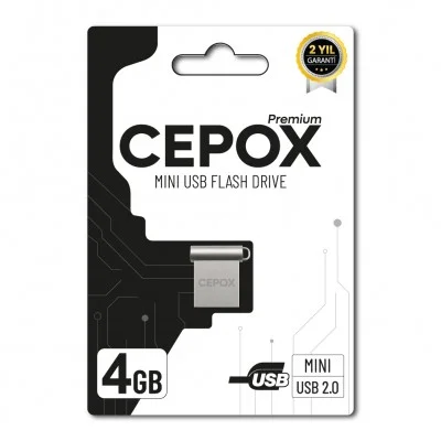 Cepox 4GB Mini Flash Bellek | USB 2.0