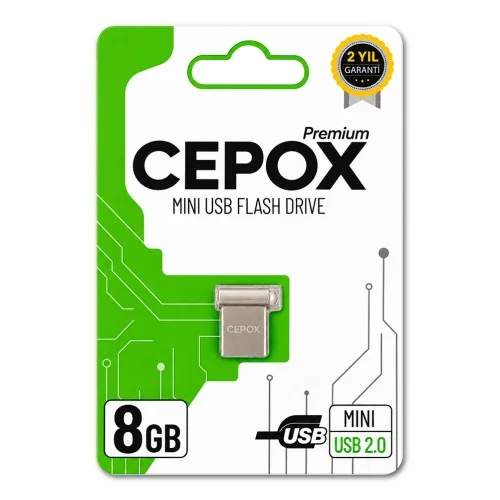 Cepox 8GB Mini Flash Bellek | USB 2.0