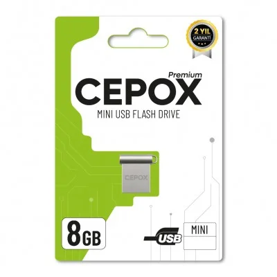 Cepox 8GB Mini Flash Bellek | USB 2.0
