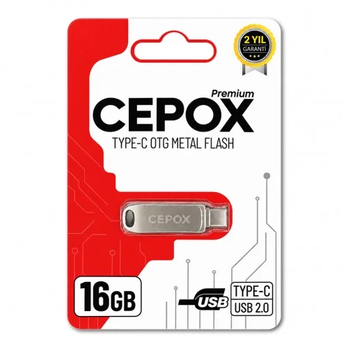 Cepox 16GB Type-C Otg Flash Bellek | USB 2.0