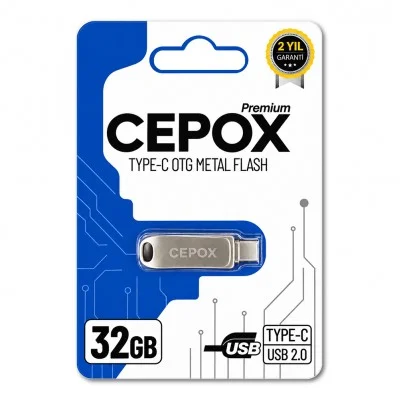 Cepox 32GB Type-C Otg Flash Bellek | USB 2.0