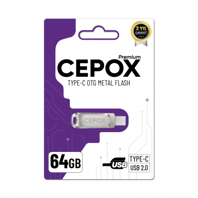 Cepox 64GB Type-C Otg Flash Bellek | USB 2.0