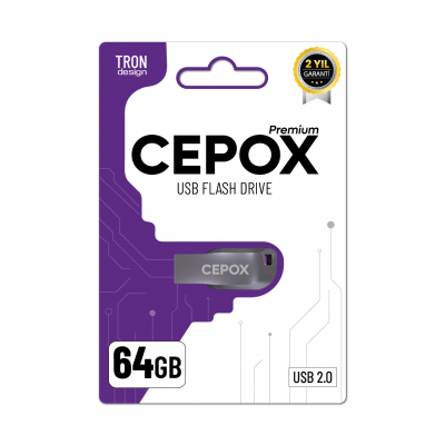Cepox Tron 64GB Flash Bellek | USB 2.0
