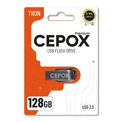 Cepox Tron 128GB Flash Bellek | USB 2.0
